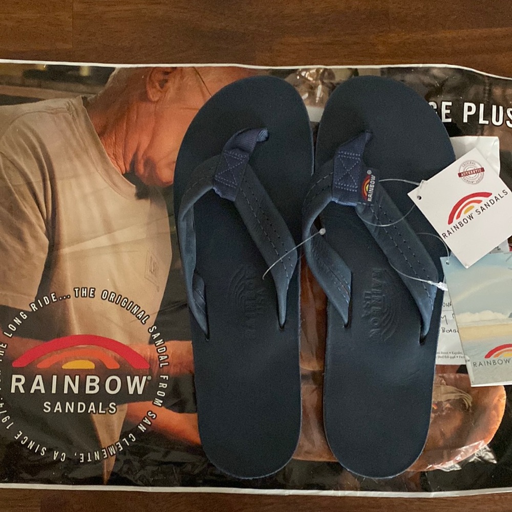 NWT Rainbow Sandals Limited Edition - Women's 1" Wide Strap Single Layer Arch - Picture 2 of 5
